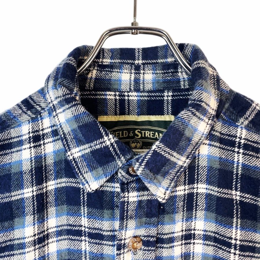 field & streamチェックシャツ Field & Stream FIELD&STREAM Long Sleeve Flannel Check Shirt