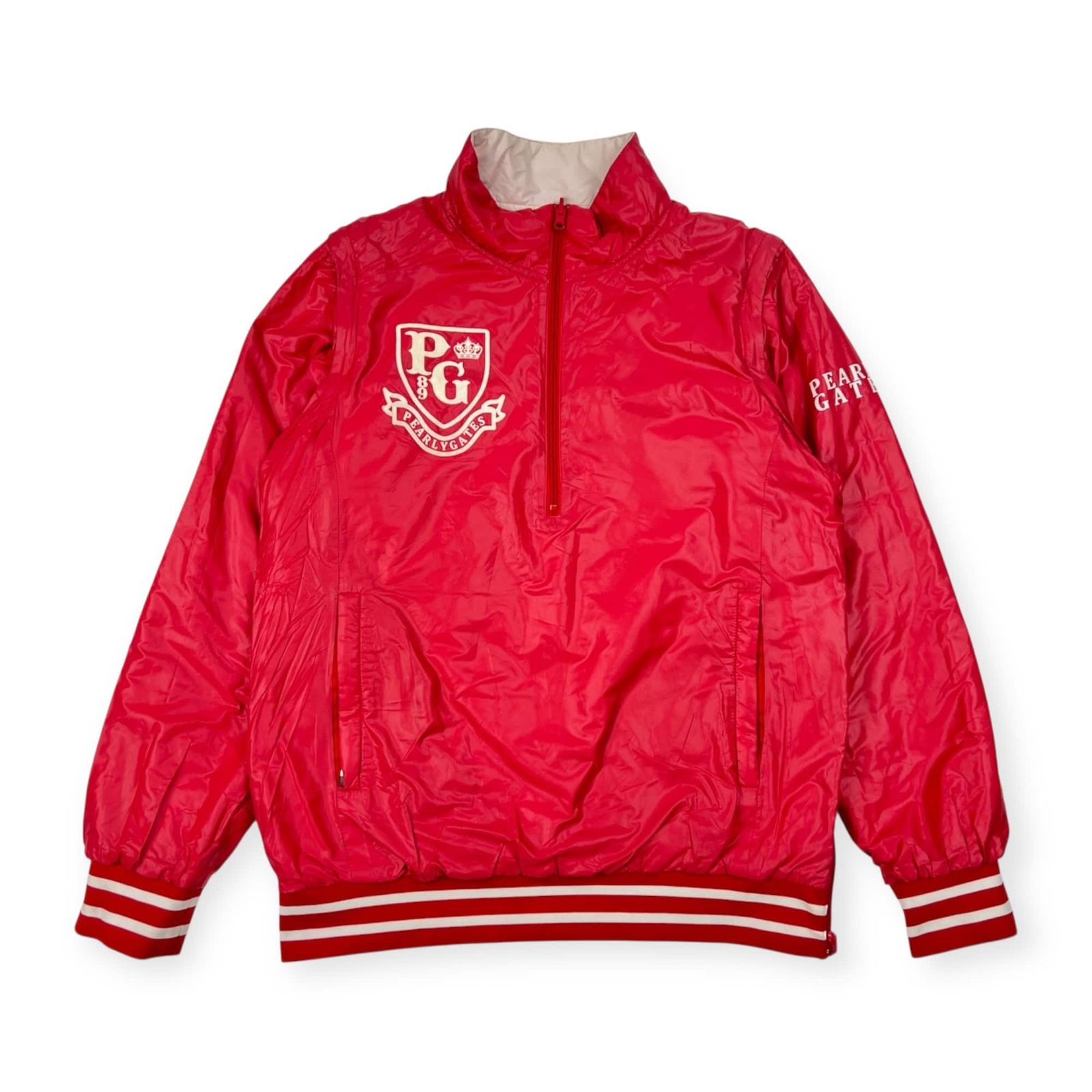 パーリーゲイツ　3way ナイロンジャケット　リバーシブル　ベスト　5サイズ パーリーゲイツ 3way ナイロンジャケット リバーシブル ベスト 5