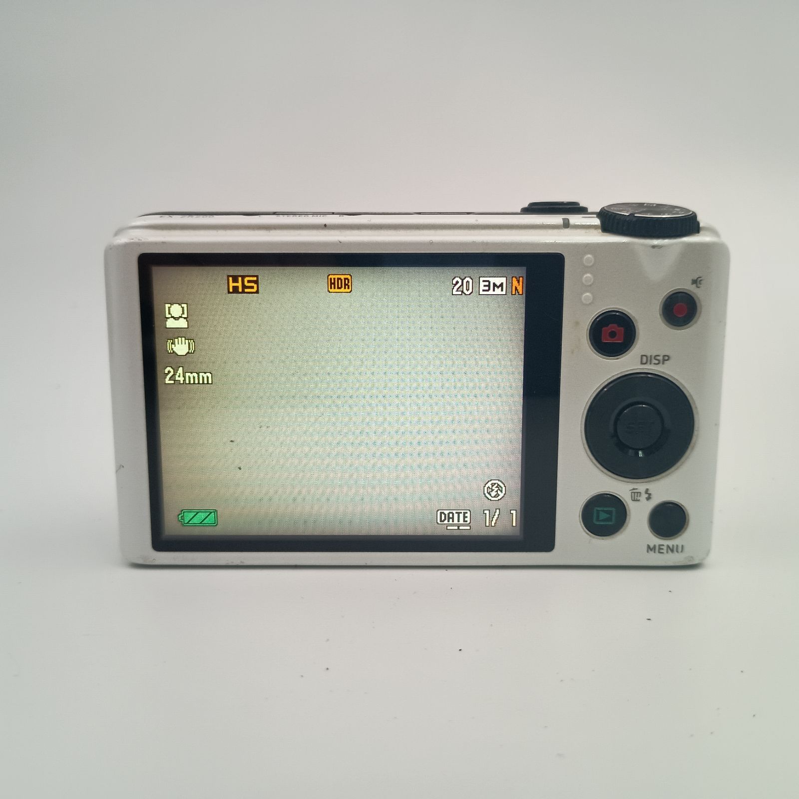 CASIO EXILIM EX-ZR200 Compact DIGITAL Camera White 白 カシオ