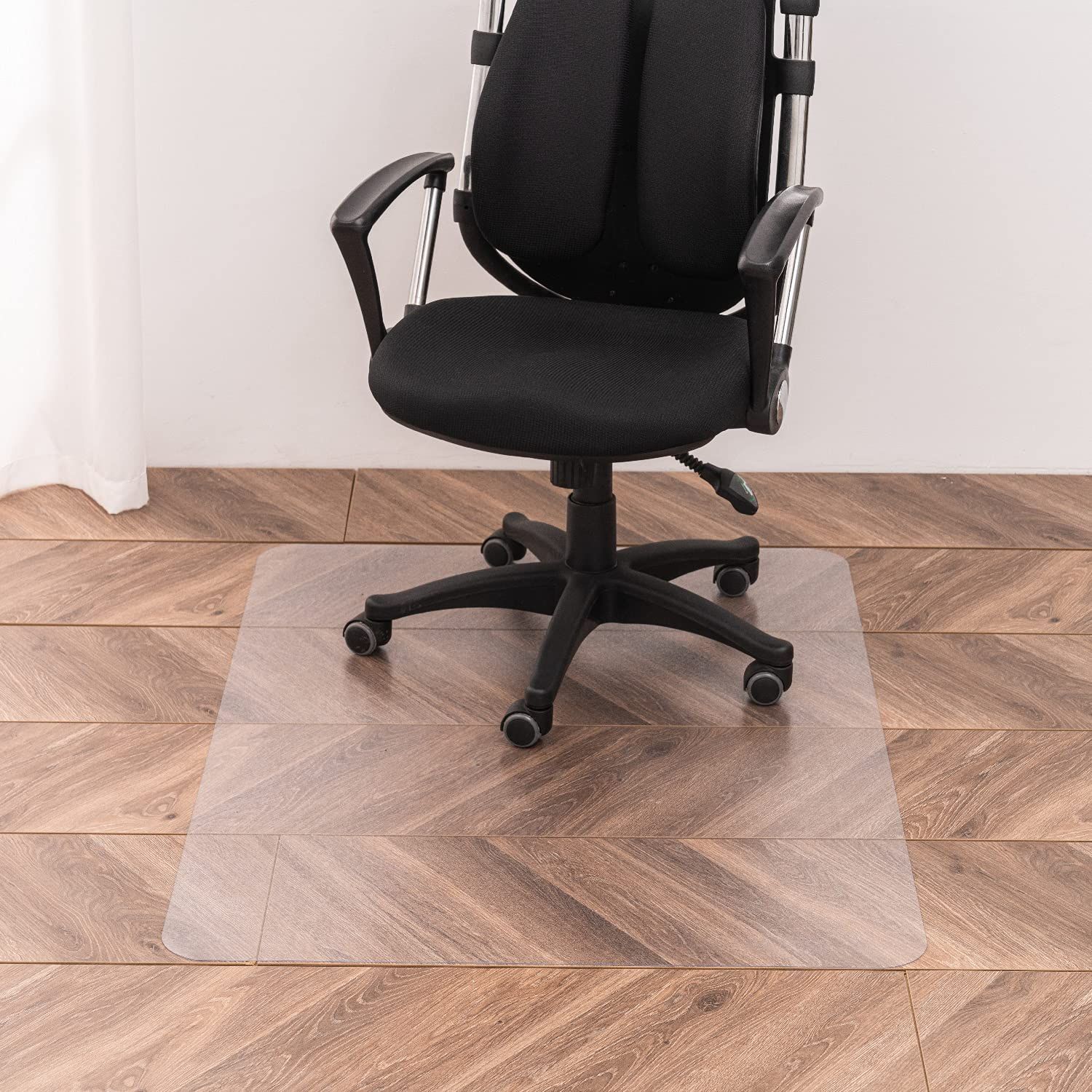 【特価商品】滑り止め 厚さ1.5mm 丈夫でソフトタイプ 120cm デスクマット 在宅勤務 75 ポリ塩化ビニール キズ防止 フローリング傷防止 フローリング保護 umi ゲーミングチェア PVC マット マット 