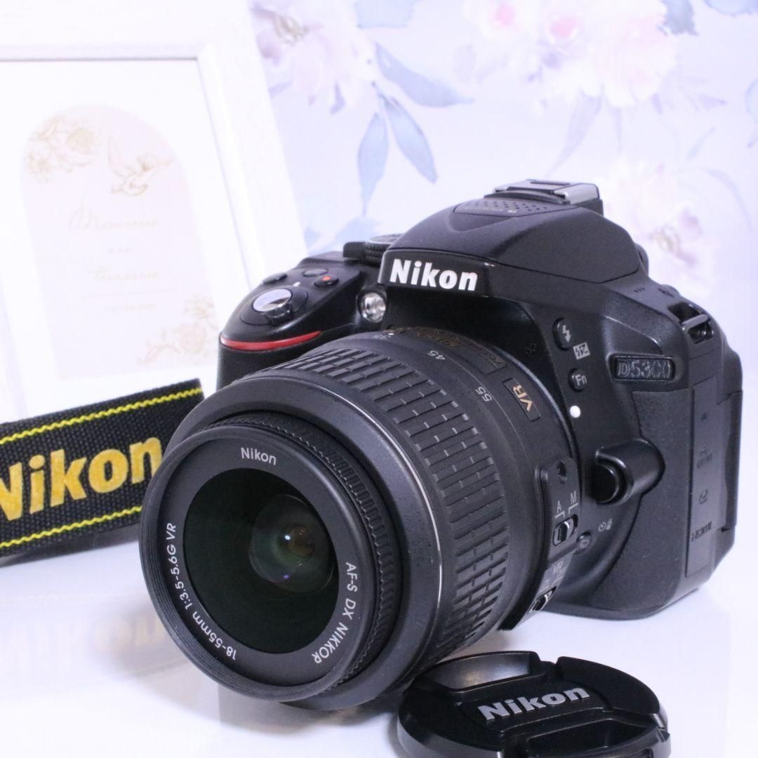 ニコン Nikon D5300⭐️WIFI機能搭載！⭐️一眼レフ⭐️初心者セット