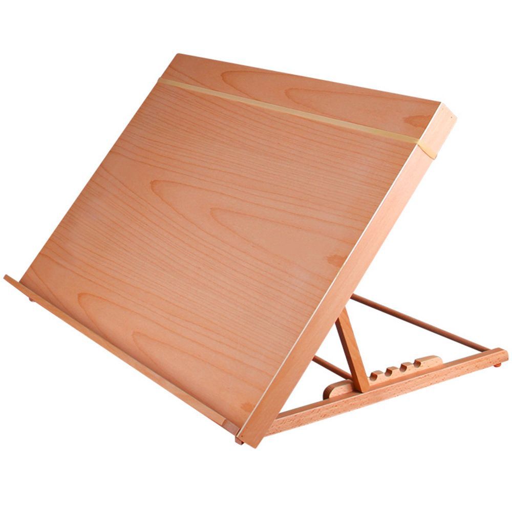 ☆ Natural ☆ Painting Stunt Angle Adjustment A3 Easel Desktop A3 Tabletop Easel Angle Adjustment Angle Adjustment Painting Stand Foldable Wooden Compact Interior Oil Painting Watercolor Painting Drawing Drawing Art Supplies Sketching Oil Painting Supplies Art Supplies Hobby Arts Stationery
