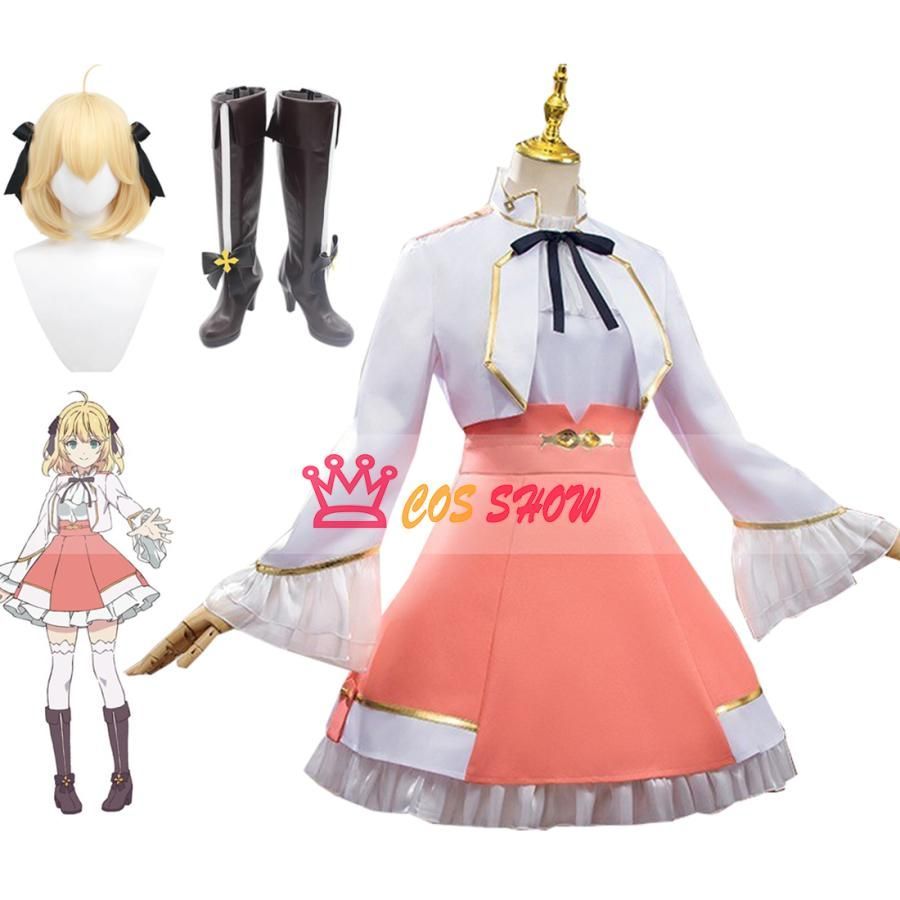 転生王女と天才令嬢の魔法革命 アニスフィア?ウィン?パレッティア コスプレ衣装 cosplay 仮装 髪飾り付き 日常服 イベント クリスマス ハロ