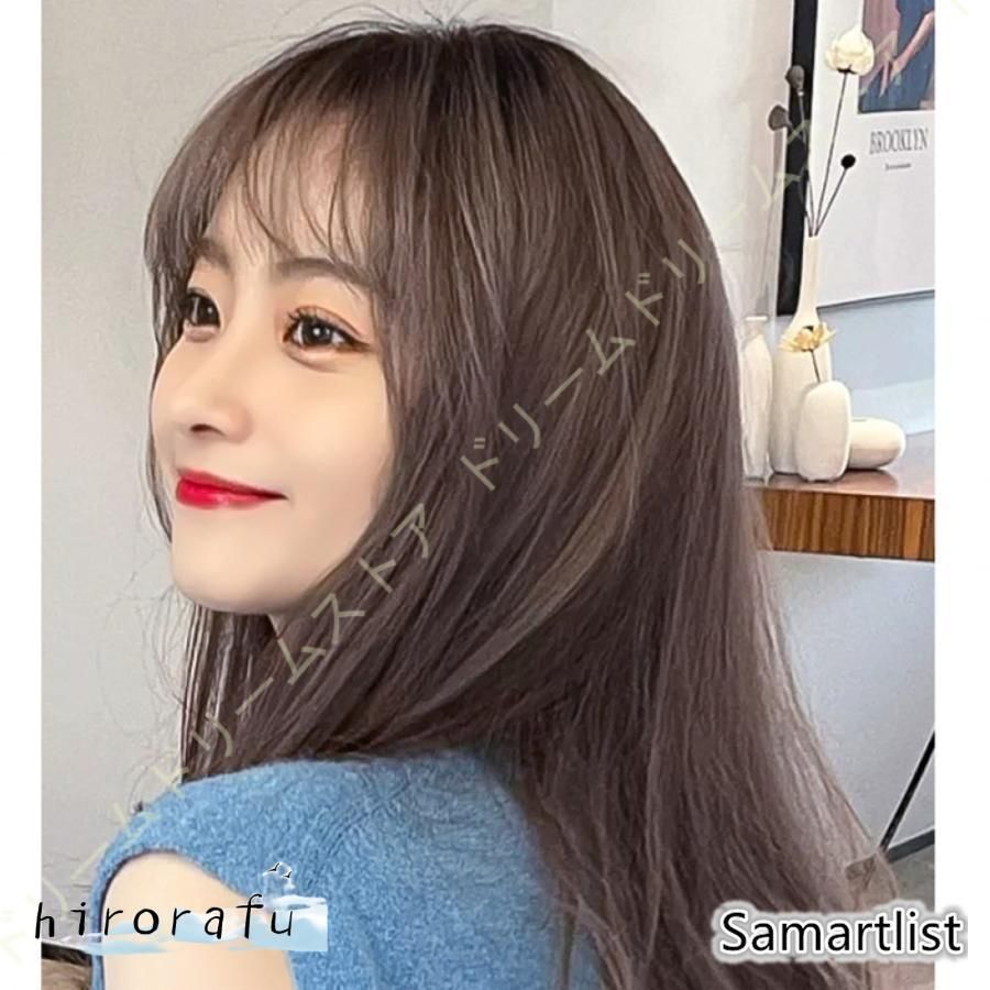 人毛 部分ウィッグ 手植え リアル 分け目 前髪 ヘアーピース 薄毛 女性用 レディース ウイッグ 円形脱毛症 抜毛症 かつら ウィッグ フルウィッグ