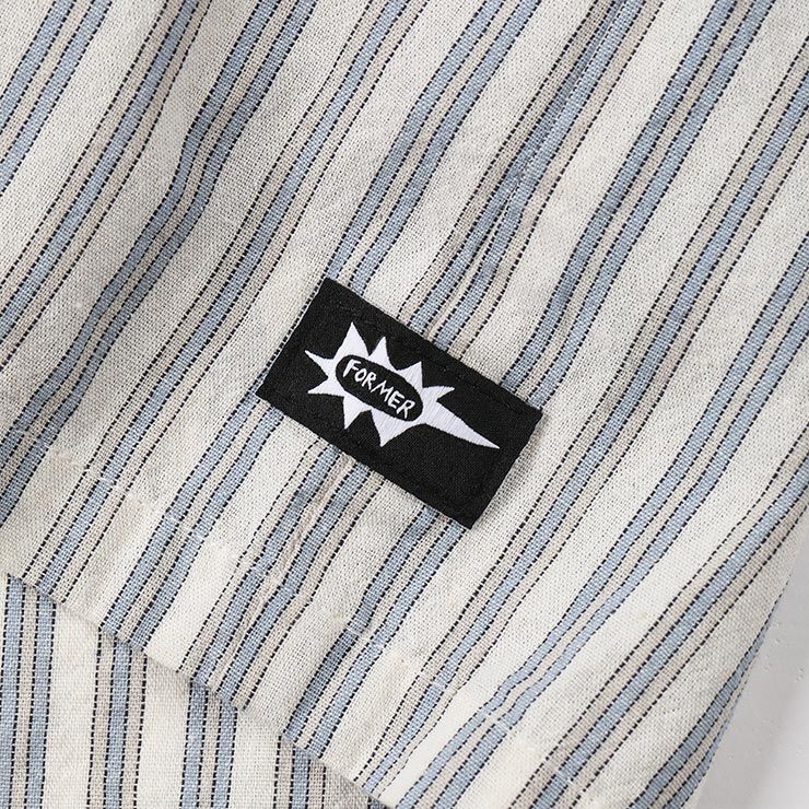 半袖シャツ FORMER フォーマー REYNOLDS STRIPE SS SHIRT FSH