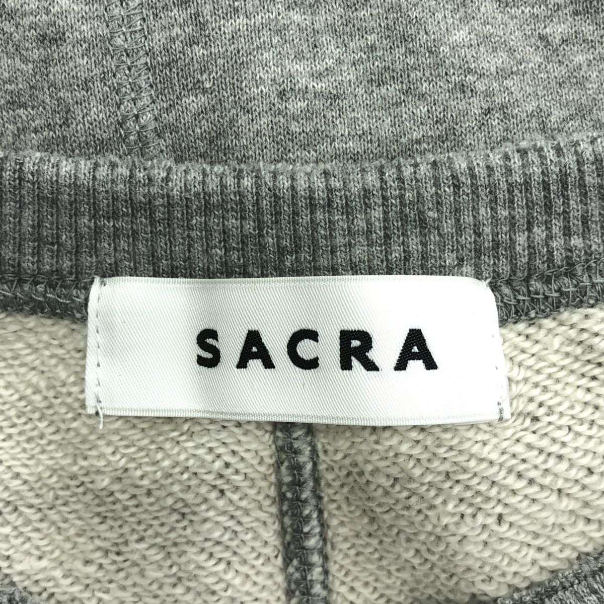 SACRA / サクラ | FINE FLEECY OP 裏毛 スウェット ノースリーブ 