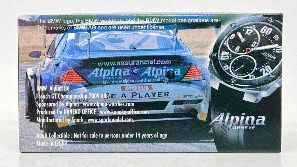 BMW アルピナ B6 2009 Albi AlpinaミニカーSpark 43 MINIMAX 1/43 sparkmodel Alpina GENEVE BMW Alpina B6 FrenchGT