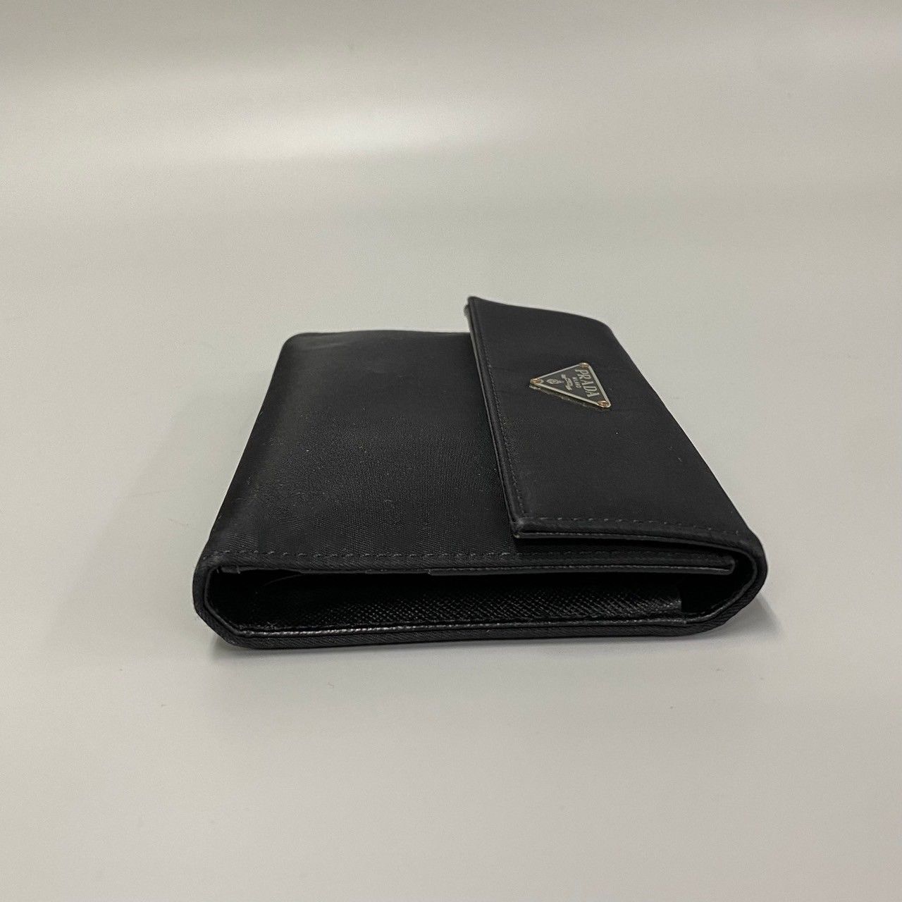 極上 美品 箱 カード付 PRADA プラダ 三角ロゴ 金具 ナイロン