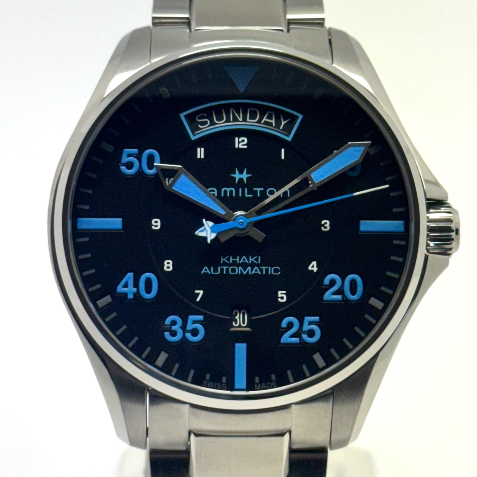 美品・希少】ハミルトン HAMILTON カーキアビエーション H64625131