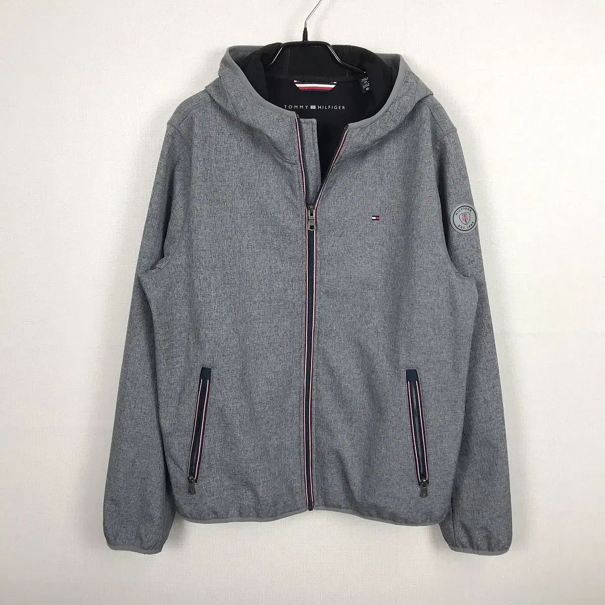 トミーヒルフィガー フード ジップアップ ジャケット メンズ M 100