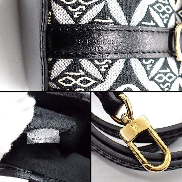 ルイ・ヴィトン Louis Vuitton ショルダーバッグ ノエ パース SINCE 1854 M69973 ブラック モノグラム ジャガード レザー 【中古】 ルイ・ヴィトン Louis Vuitton ショルダーバッグ ノエ パース SINCE
