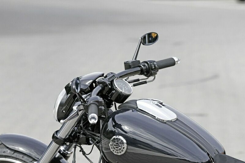 フラットライザーキット 2013〜17年FXSB クローム 高さ 63mm BRIGHTFACE_UK