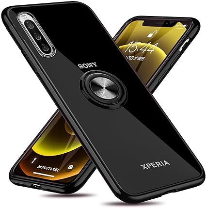 限定セール，安い Xperia 10 III ケース xperia 10 iii Lite ケース XQ-BT44 SOG04 SO-52B ケース リング付き クリア 耐衝撃 スタンド機能 透明 TPU 車載ホルダー対応 落下防止 防塵 薄型 軽量 一体型 応募券