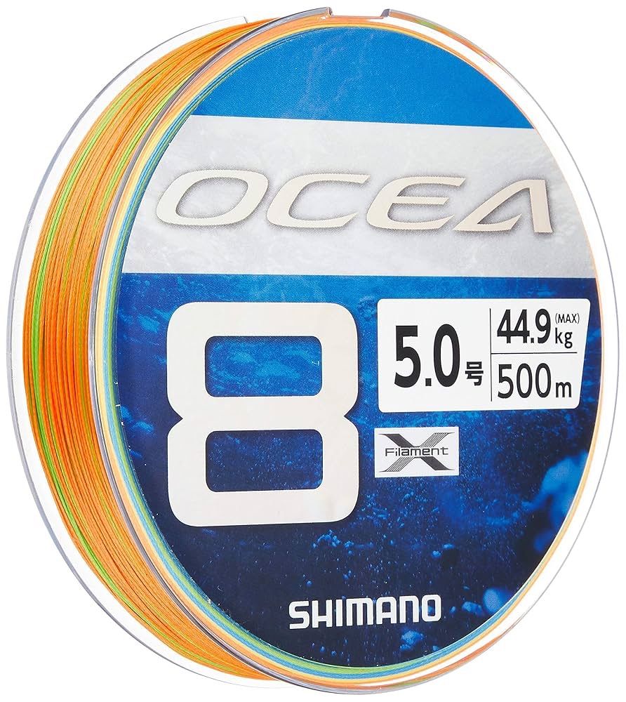 WJ38 シマノ SHIMANO PEライン オシア8 500m 5.0号 5カラー LD-A91S