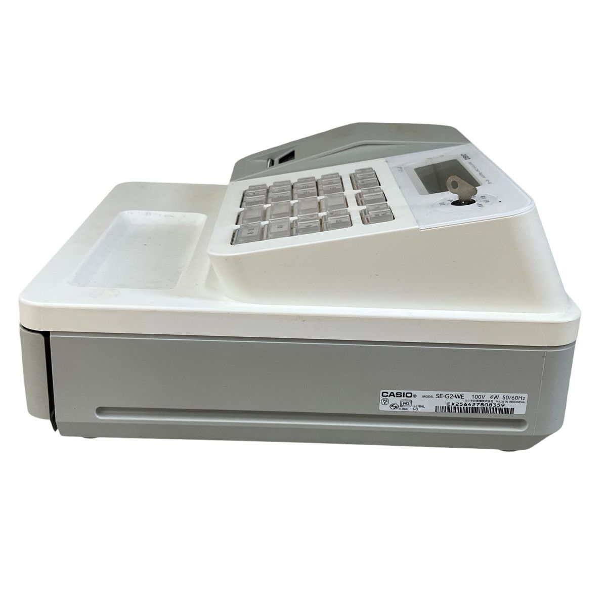 カシオ　レジスター　SE-G2 ホワイト　中古品 カシオ レジスター se-g2