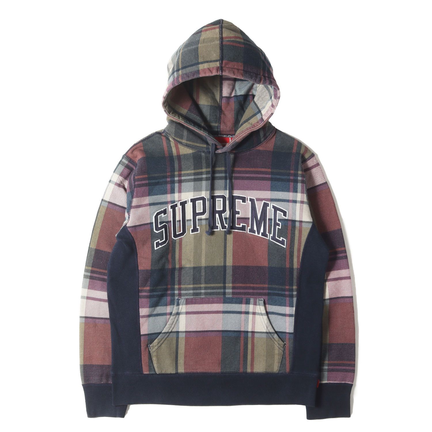 Supreme シュプリーム パーカー ネイビー 紺 サイズ:S | アーチロゴ 