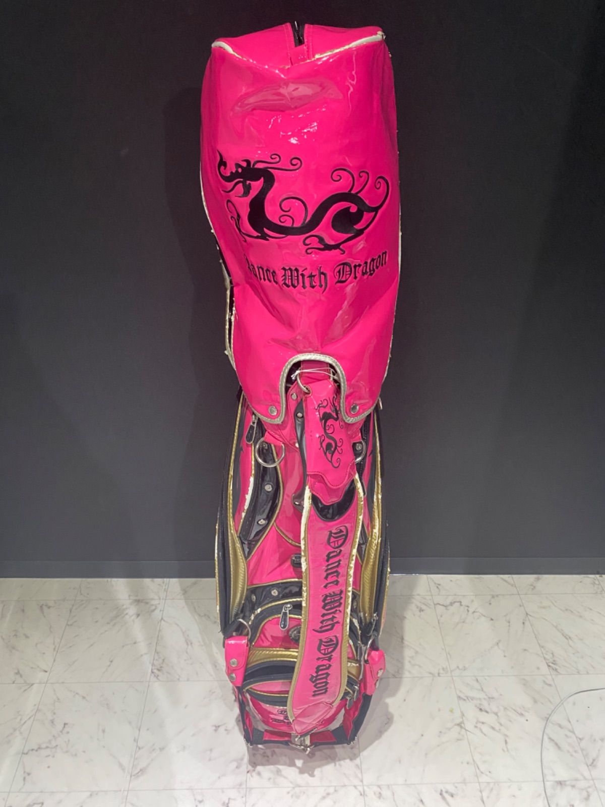 Dance With Dragon ダンスヴィズドラゴン キャディバッグ 付属品付き