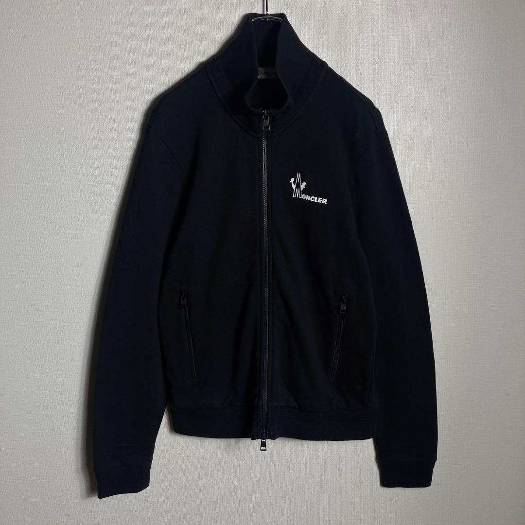 【美品】モンクレール　トラックジャケット　ジャージ　ワンポイントロゴ　M 美品】モンクレール トラックジャケット ジャージ ワンポイント