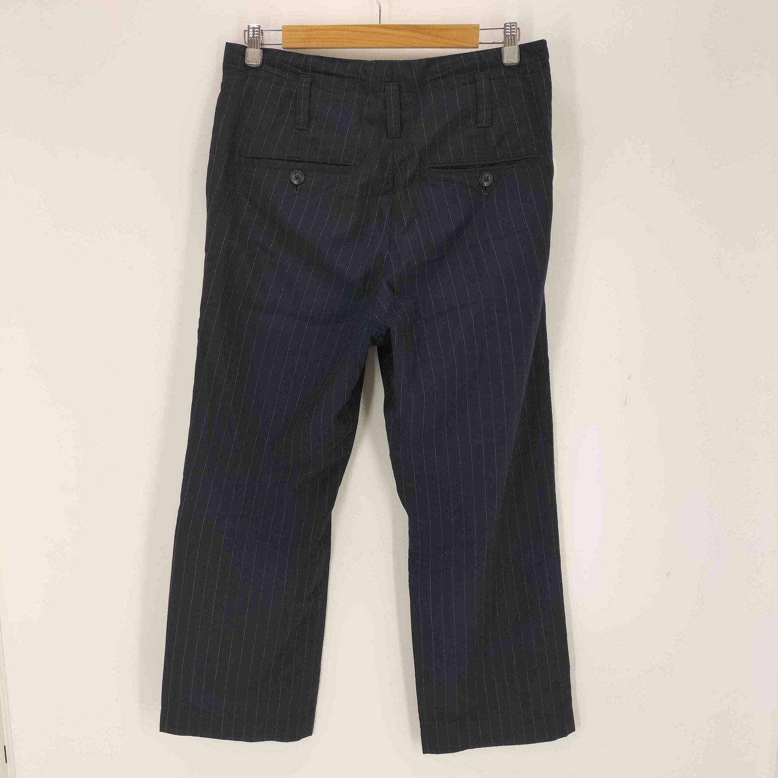 マーガレットハウエル ラバット ストライプスラックス Mサイズ MARGARET HOWELL - MHL. HAIRLINE COTTON ピンストライプパンツ