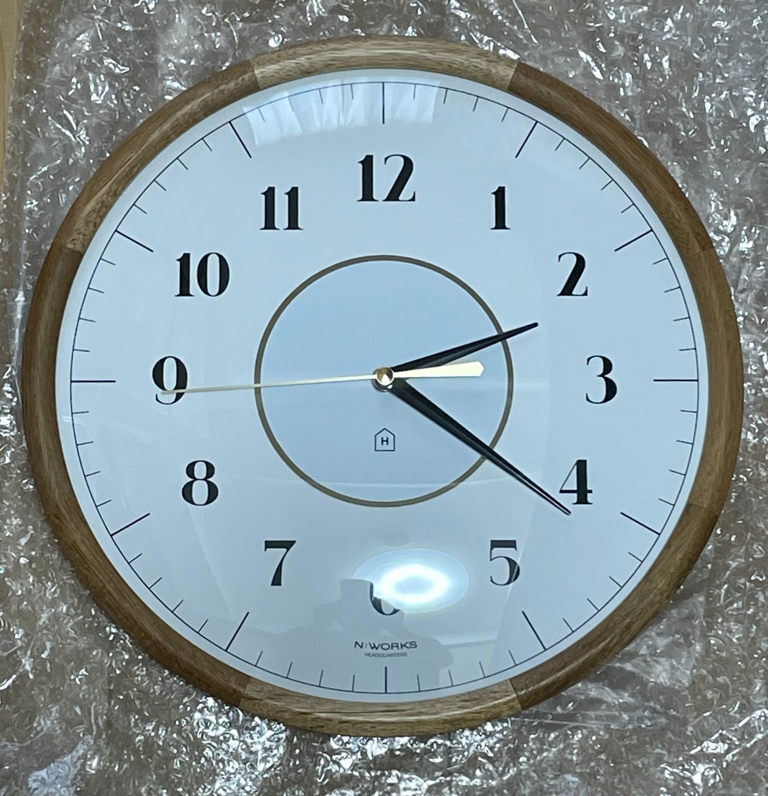 アウトレット 訳あり インターフォルム 壁掛け時計 ウォールクロック