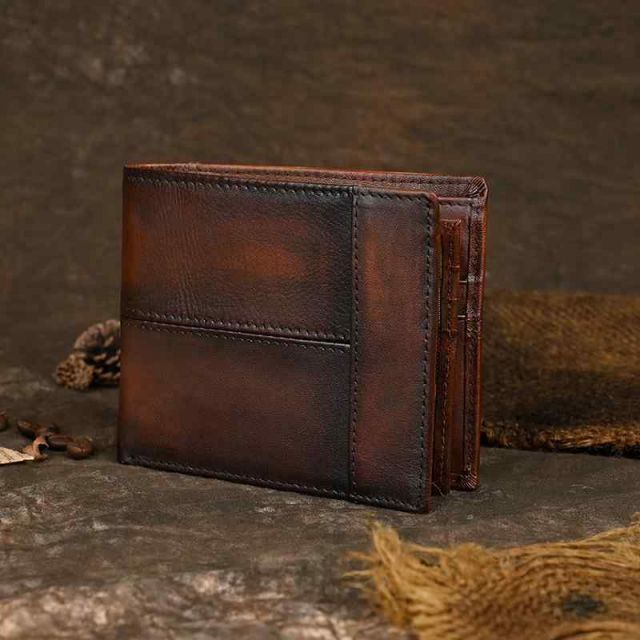 メンズ 鞄 カバン バック ファッション オシャレ アイテム 小物  革 メンズ ウォレット 最上層牛革 マルチ カードスロット ウォレット 小銭入れ 