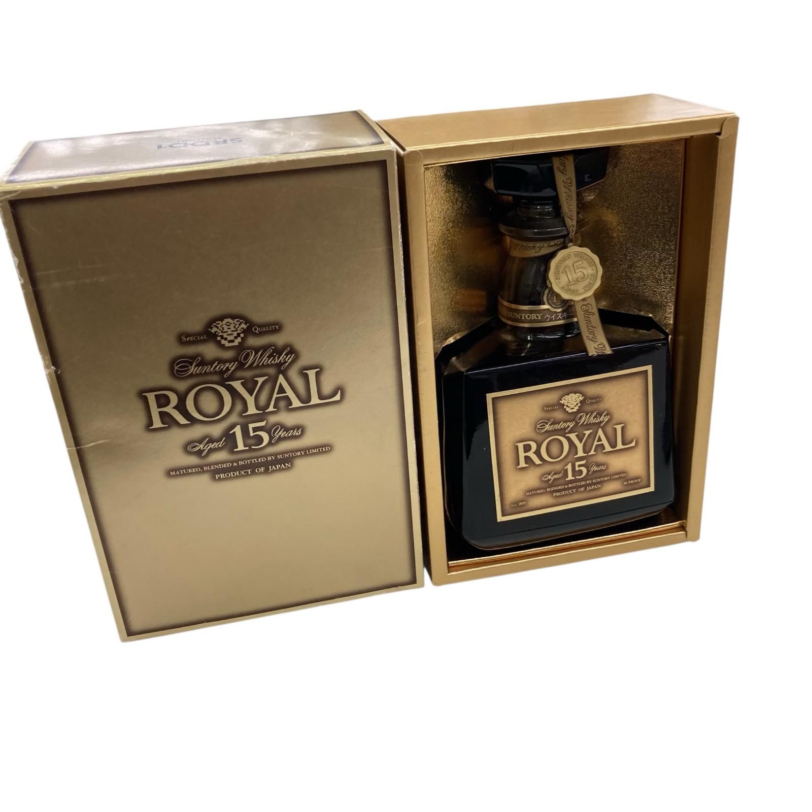 186000 SUNTORY サントリー ローヤル 15年 ゴールドラベル