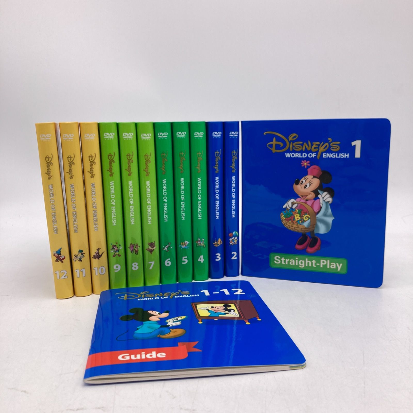 2016年購入 ストレートプレイDVD　新子役　字幕あり　プレイオールソングス機能　ディズニー英語システム　DWE　Disney　ワールドファミリー　 中古　304305