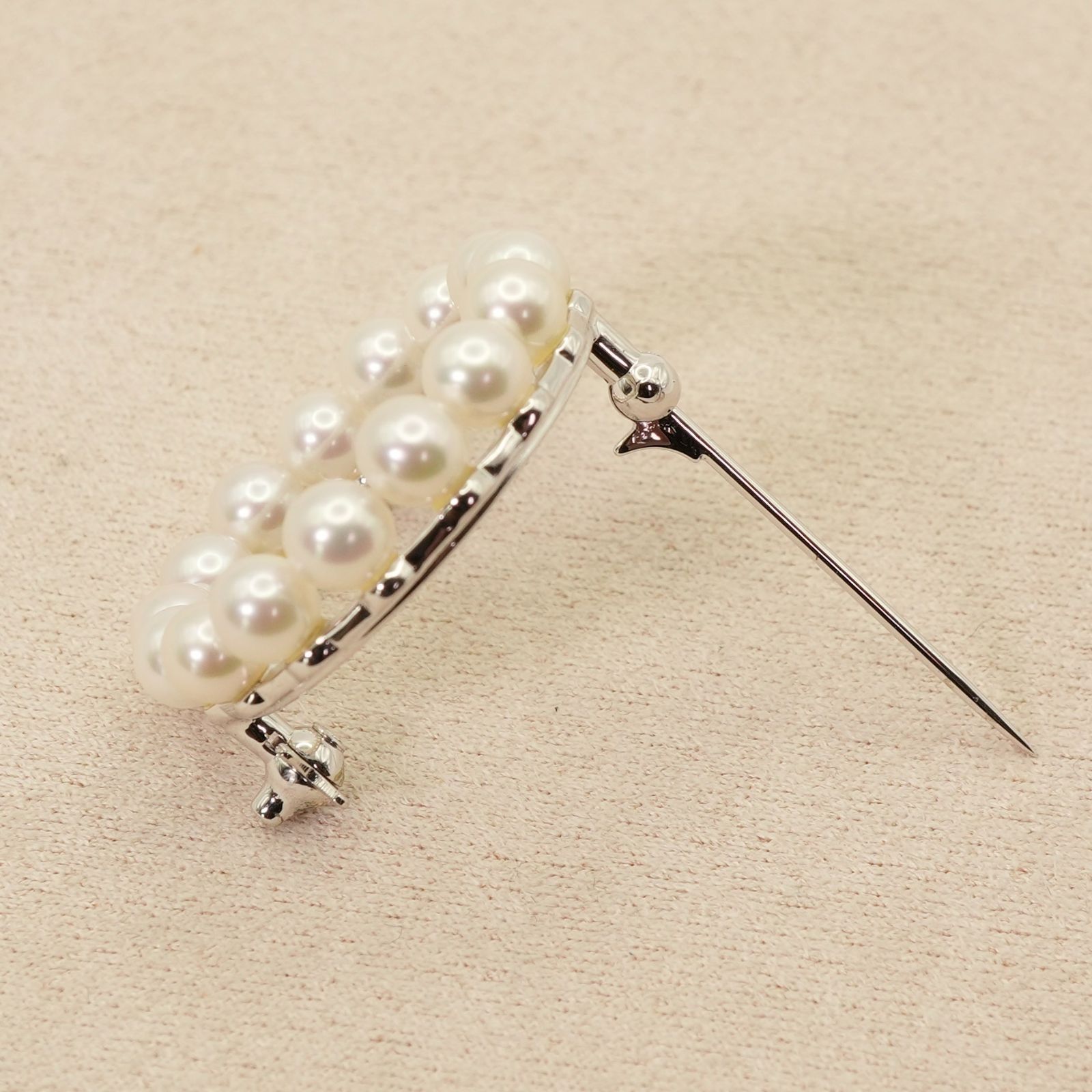 ミキモト　ベビーパール　ブローチ　サークル MIKIMOTO ミキモト ブローチ ベビーパール あこや真珠 サークル