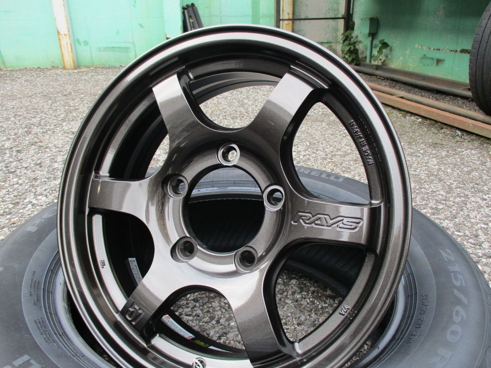4本セット RAYS GRAMLIGHTS 57DR-X 16x6.5J 6/139.7+38 AXZ