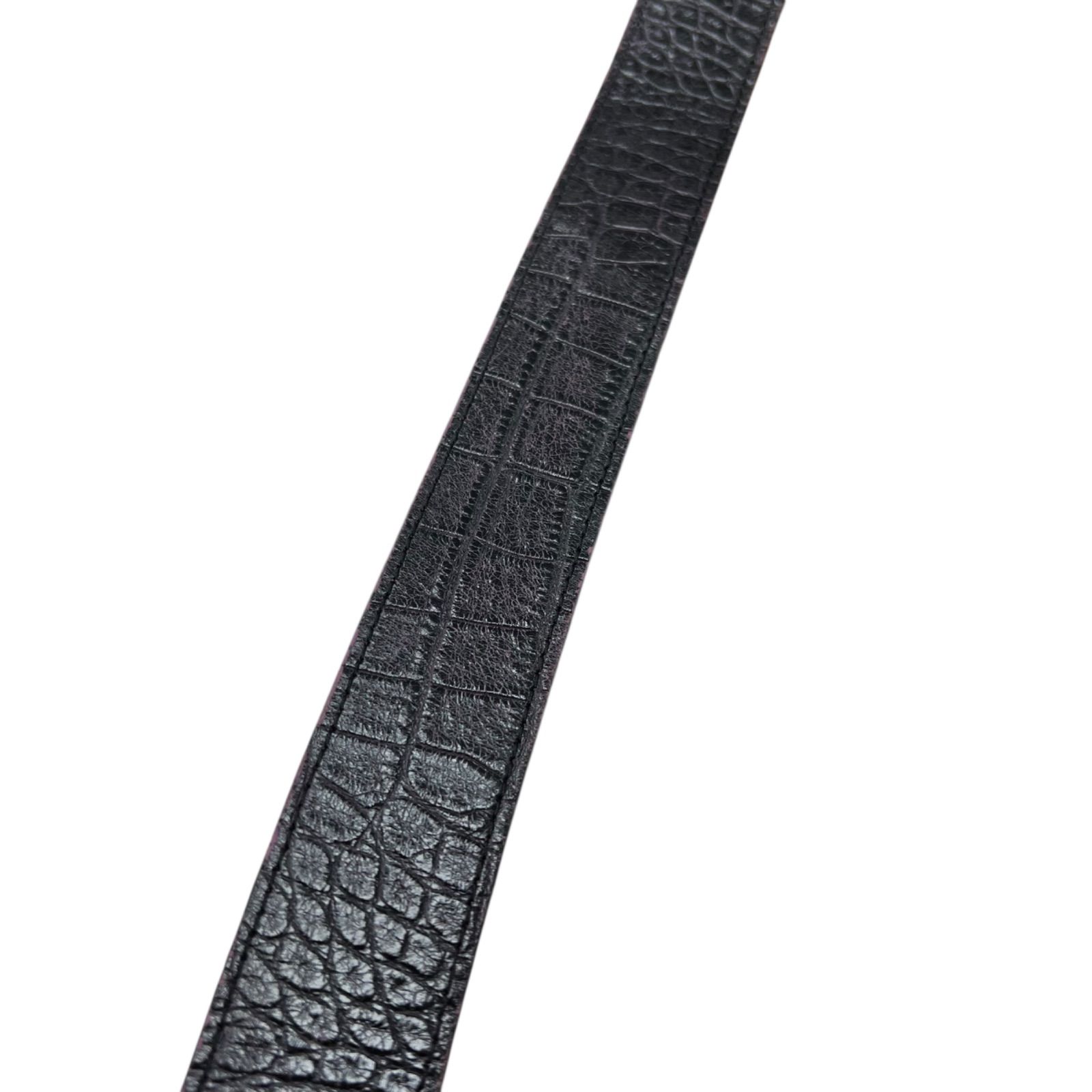 ドルチェアンドガッバーナ クロコ 型押しレザーベルト ドルガバ ベルト