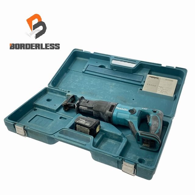 ☆中古品☆makita マキタ 充電式レシプロソー JR141D バッテリー(14.4V 