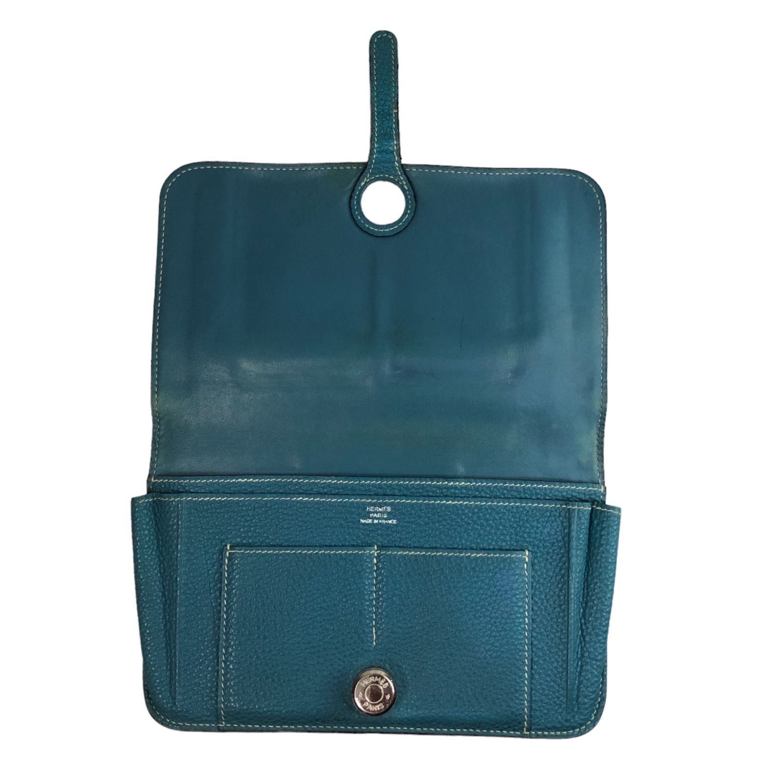 エルメス ドゴン GM トゴ ブルージーン 1番大きいサイズ コインケース ブラウン - メルカリ 正規品