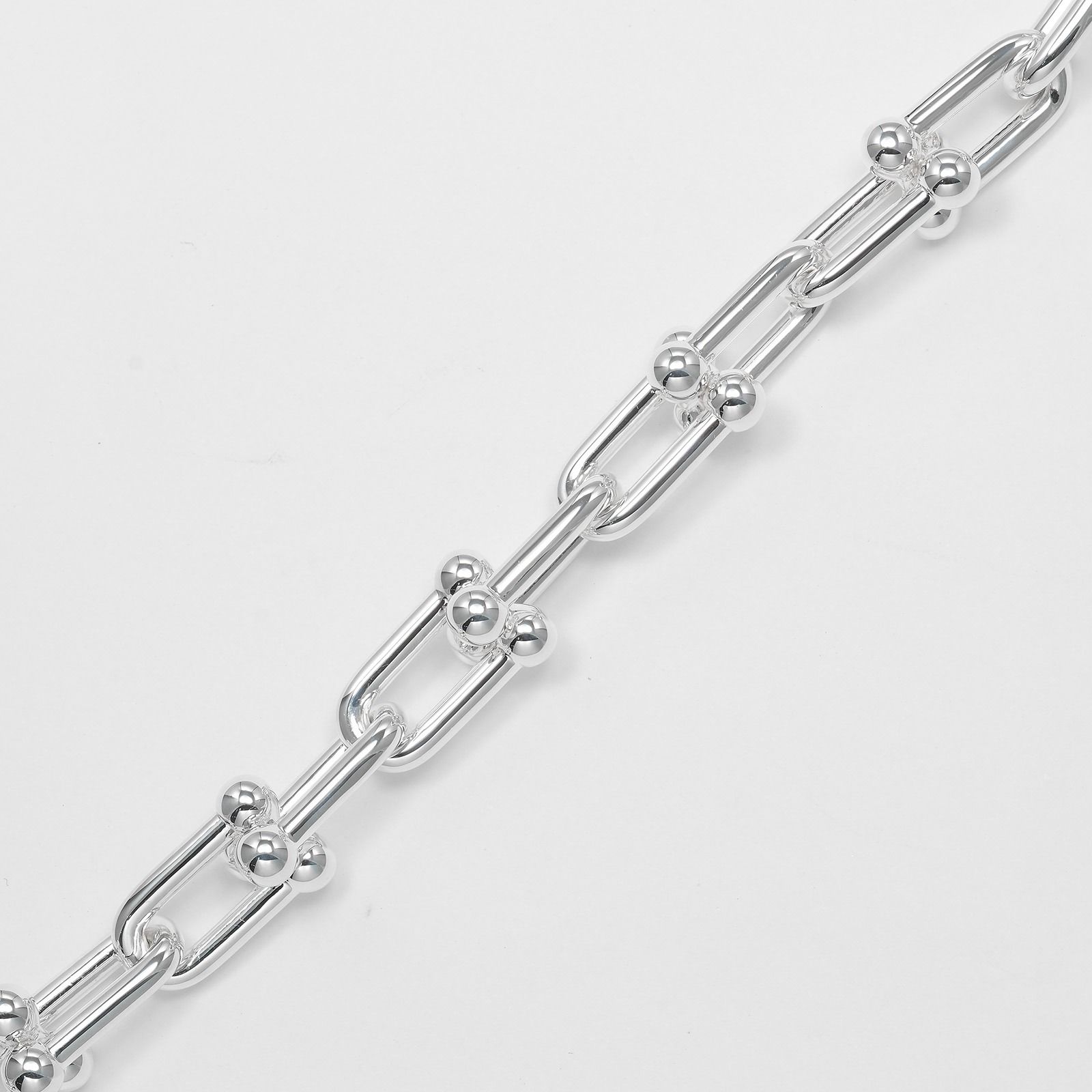 TIFFANY&Co.】ティファニー ハードウェア ラージリンク 腕周り約