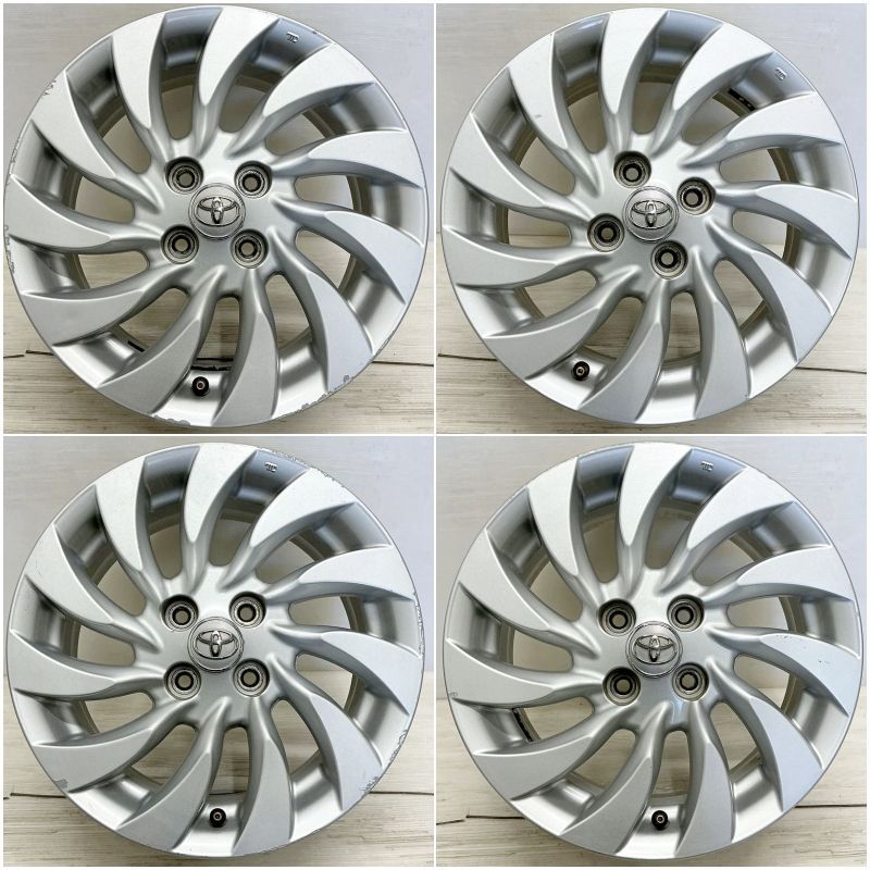 中古アルミ15X6.0　トヨタｂB純正4本セット　アクア、ヴィッツ、ルーミー流用 中古アルミ15X6.0 トヨタbB純正4本セット アクア、ヴィッツ
