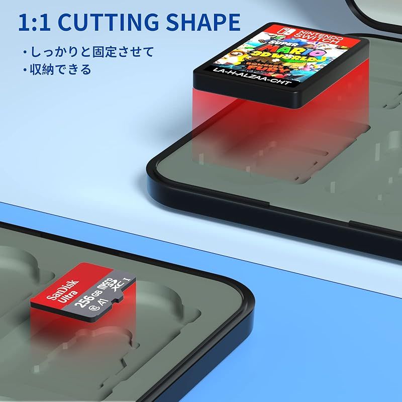 新着商品】switch ソフトケース カードケース 24枚ゲームカード