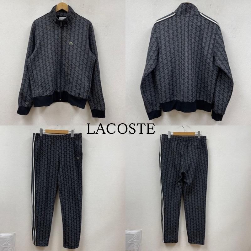 Lacoste セットアップ トラックジャケット トラックパンツ LACOSTE ジャージ モノグラムジャカードトラックジャケット