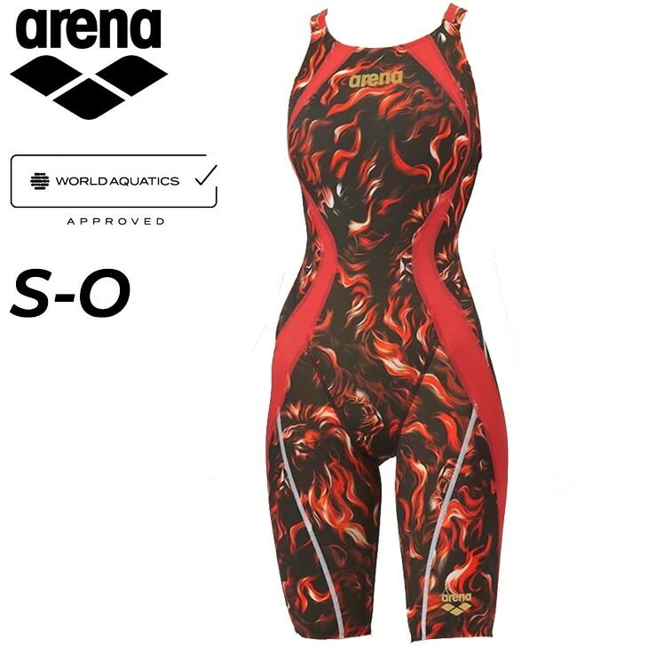 アリーナ レディース 水泳 競泳 オールインワン水着 WA承認 スイムウェア arena アクアアドバンスド ダブルストラップスパッツ オープンバック ハーフレッグ パッドなし 女性 女子 競技水着 インドミトゥス みずぎ|AS5FRCS8L