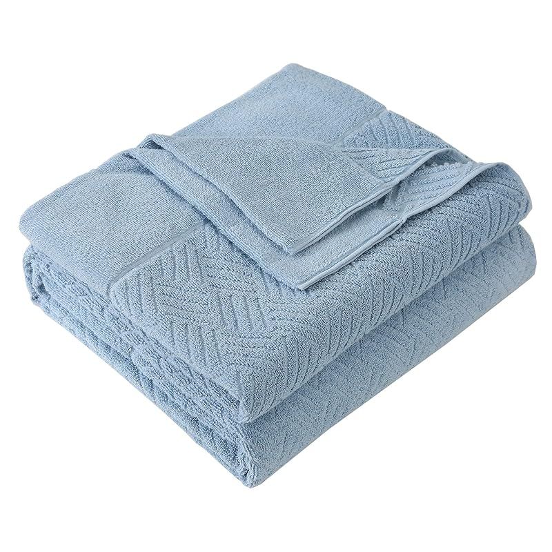 SE タオルケット セミダブル 夏用 ブランケット 綿100％ 柔らかい ふんわり 吸湿速乾 抗菌防臭 洗える オールシーズン 160cmx200cm スカイブルー 「SE Softexly」 0