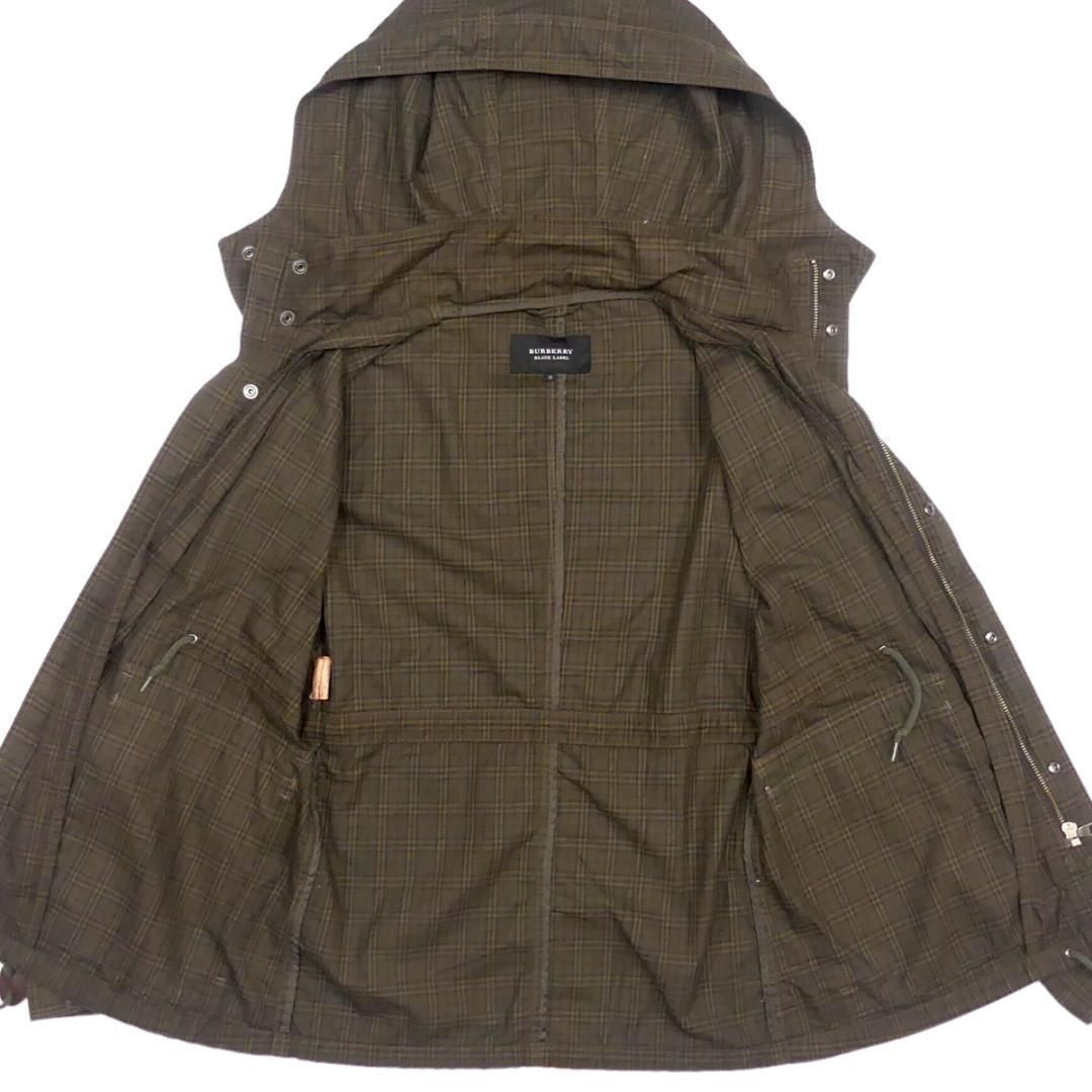 バーバリー　裏地ノバチェック柄　アウター　ブルゾン　カーキ　ジャケット BURBERRY】FORRES チェック柄キルティングシャツジャケット