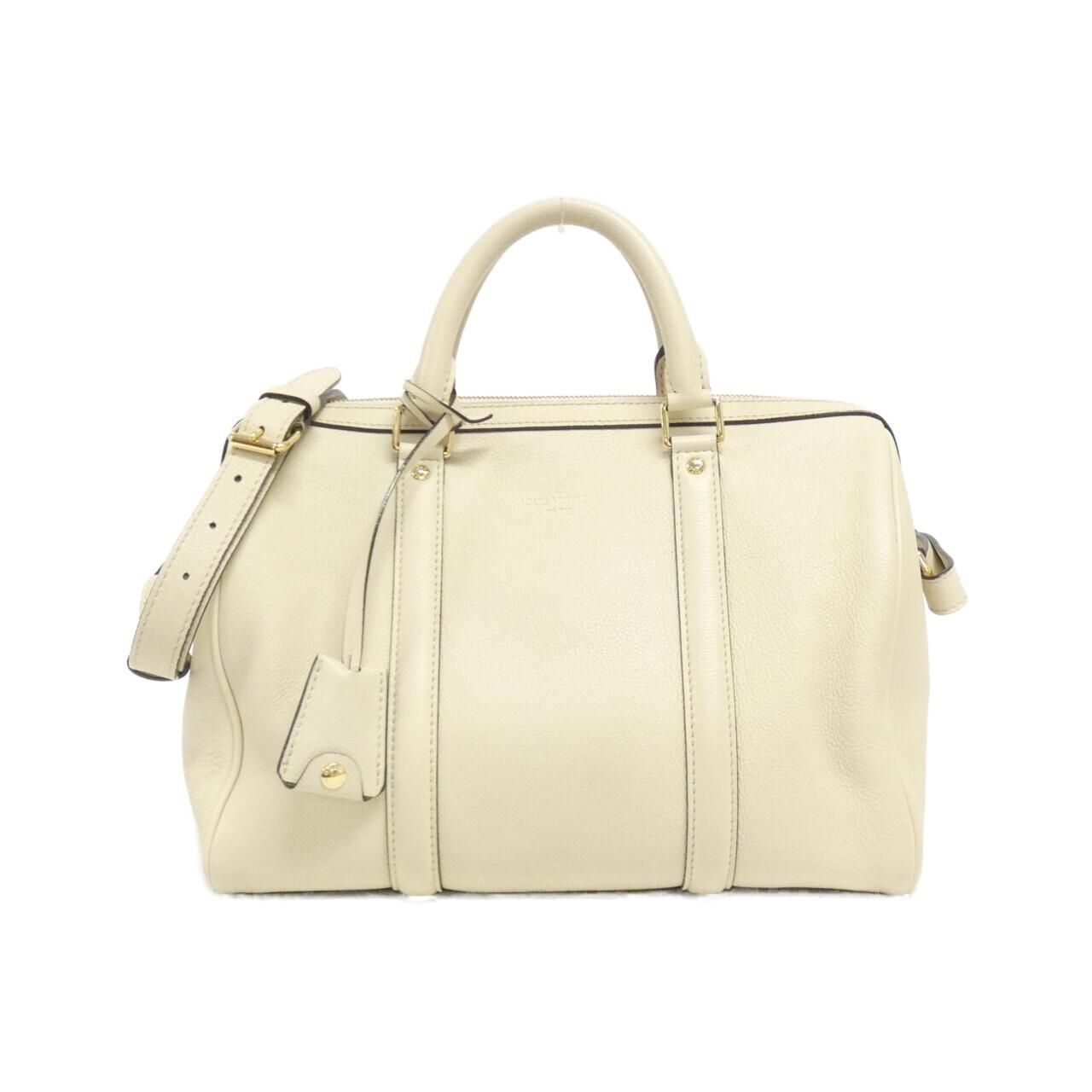 美品】ルイ・ヴィトン パープルグレー ストライプ レザークラッチ