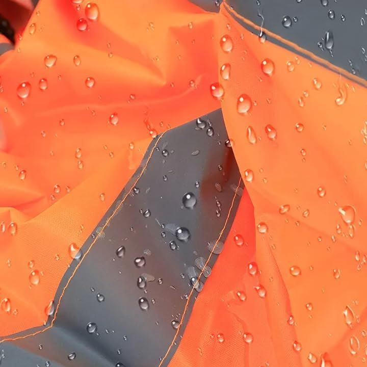 Leiasnow 吹き流し 風測定 風向き 風速 計 吹流し 風力 風光 風の測定 反射 夜光 オレンジ＆ホワイト 80cm・6個入( オレンジ＆ホワイト 80cm・6個入) 吹き流し 風向き 風速 インテリア・生活道具 風 通販
