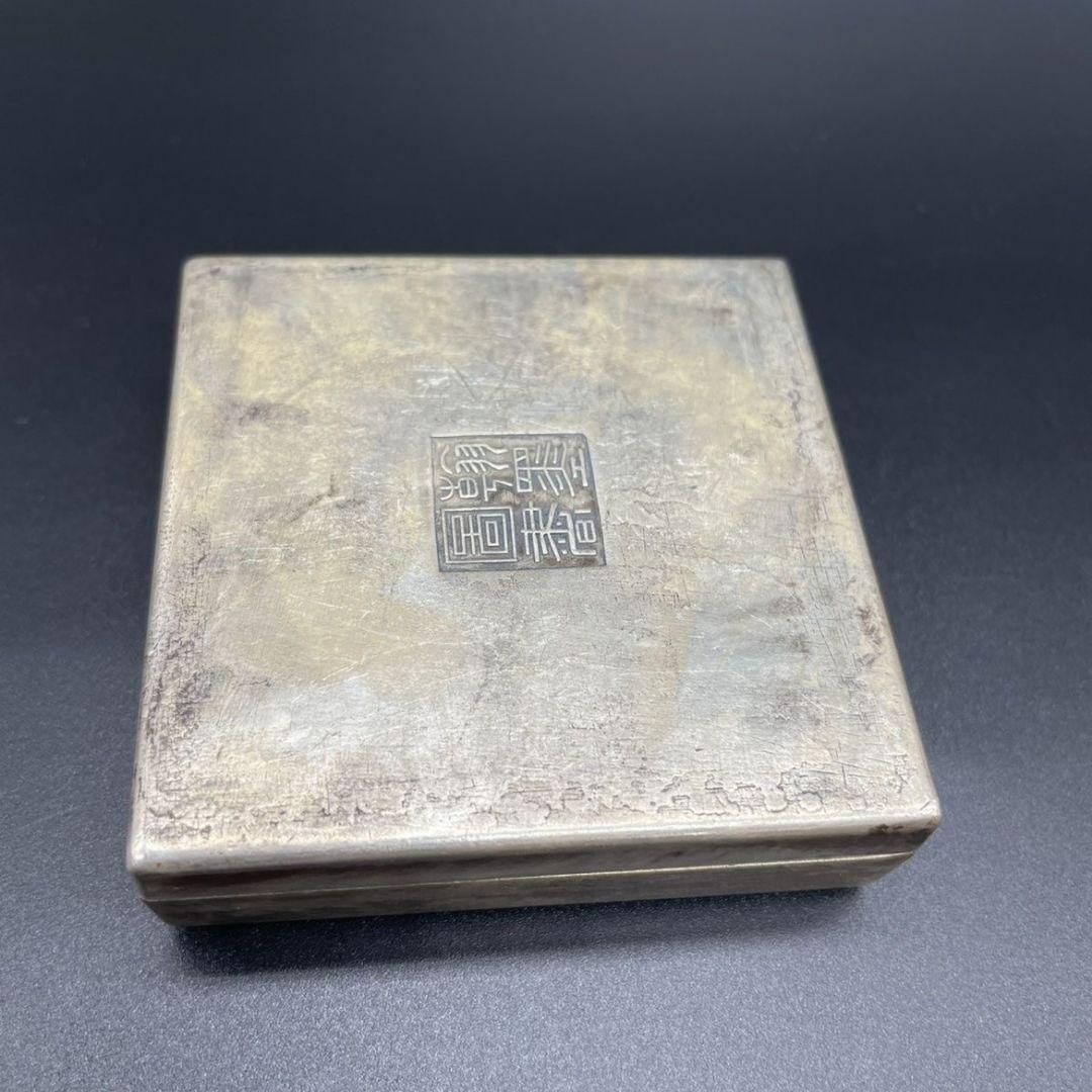 銅製 仏像 彫刻印泥盒 インク盒 アクセサリー盒 文房具 書道具 装飾品 置物 銅製 仏像 彫刻印泥盒 インク盒 アクセサリー盒 文房具 書道具