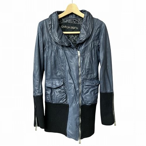 芸能人 愛用の通販 ジョルジオブラット GIORGIO BRATO レザー ライダース ジャケット・アウター
