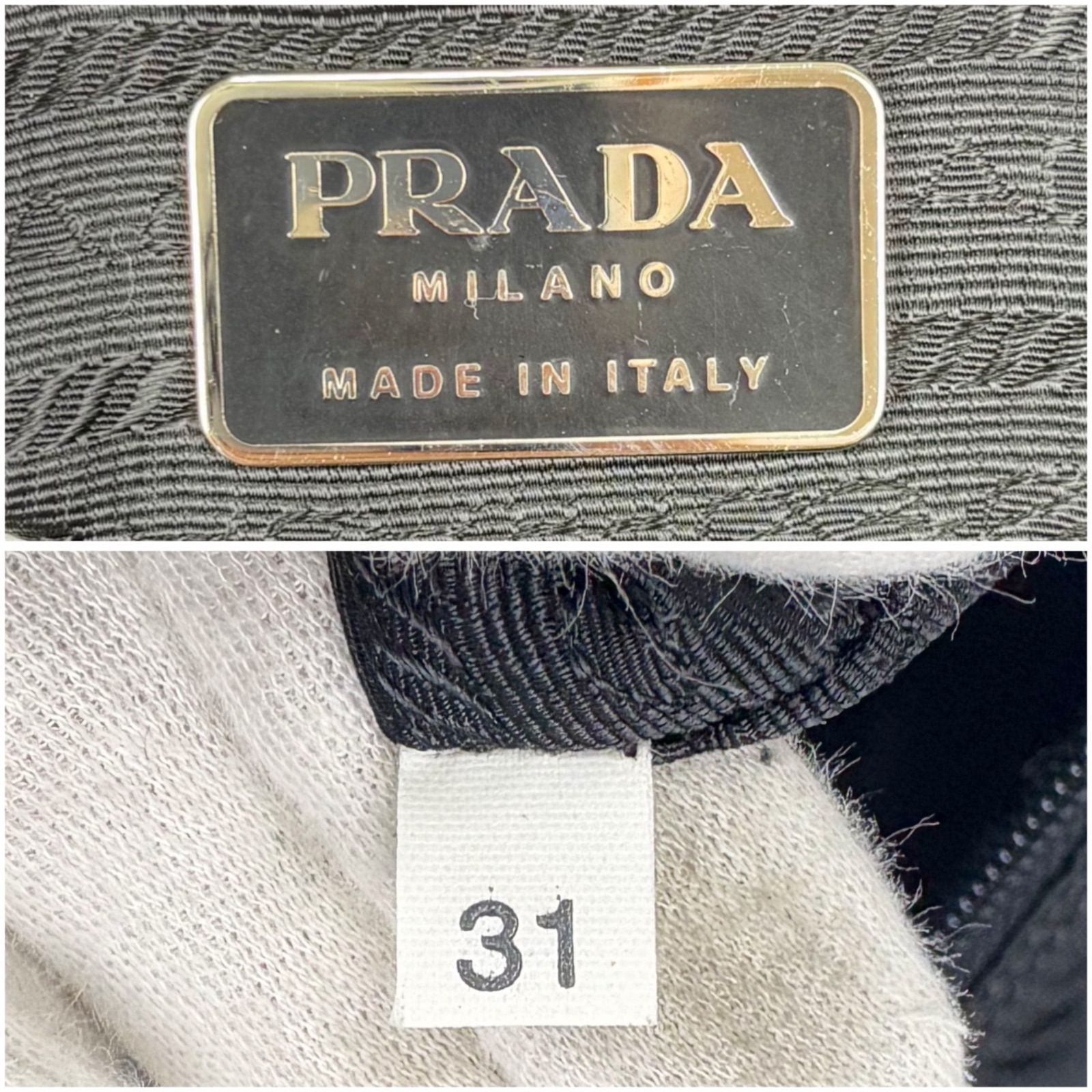 プラダ PRADA トートバッグ テスートナイロン ブラック 黒