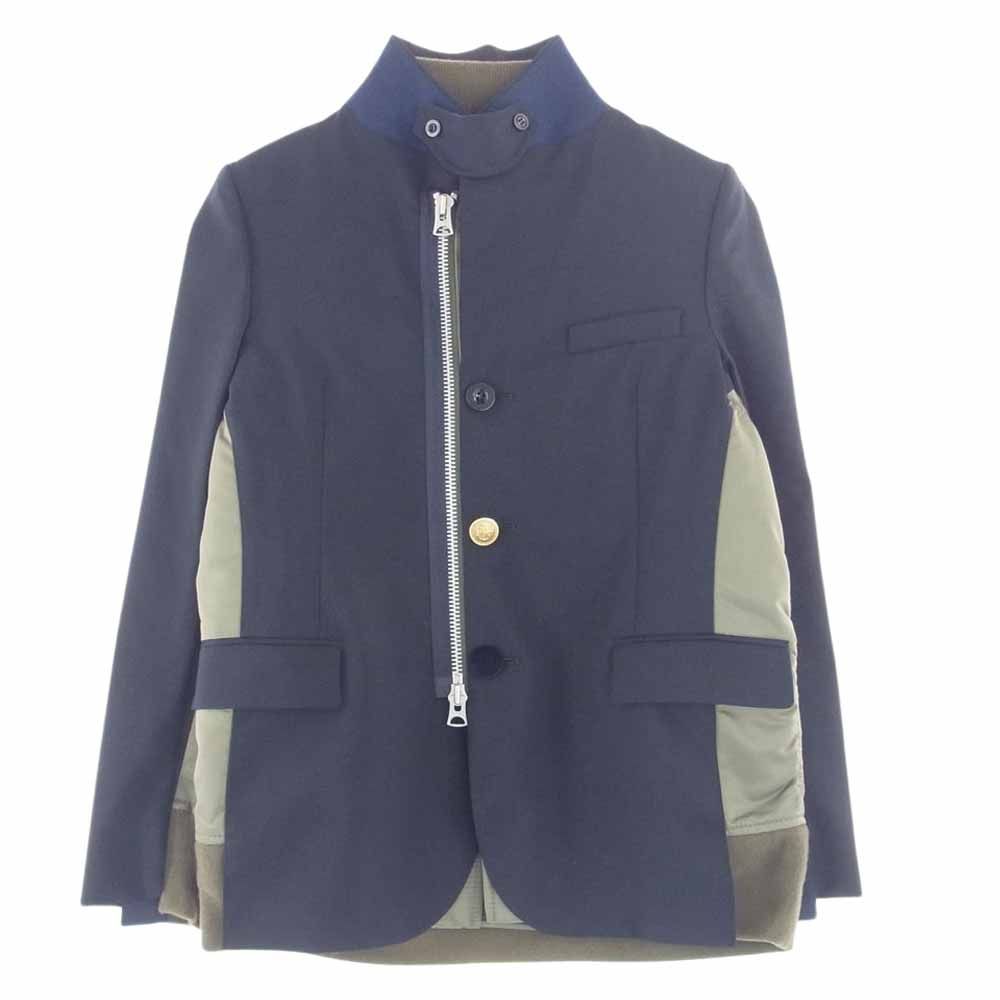 Sacai サカイ ブルゾン 21SS 21-02456M SUITING MA-1 ドッキング Sacai サカイ ブルゾン 21SS 21-02456M SUITING MA-1 ドッキング
