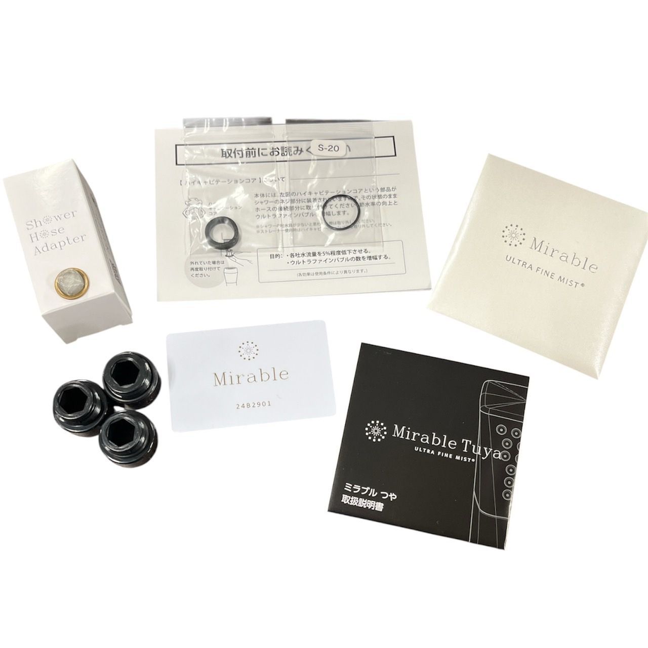 Science サイエンス Mirable ミラブル シャワーヘッド Tuya 艶 高密度トルネードミスト水流