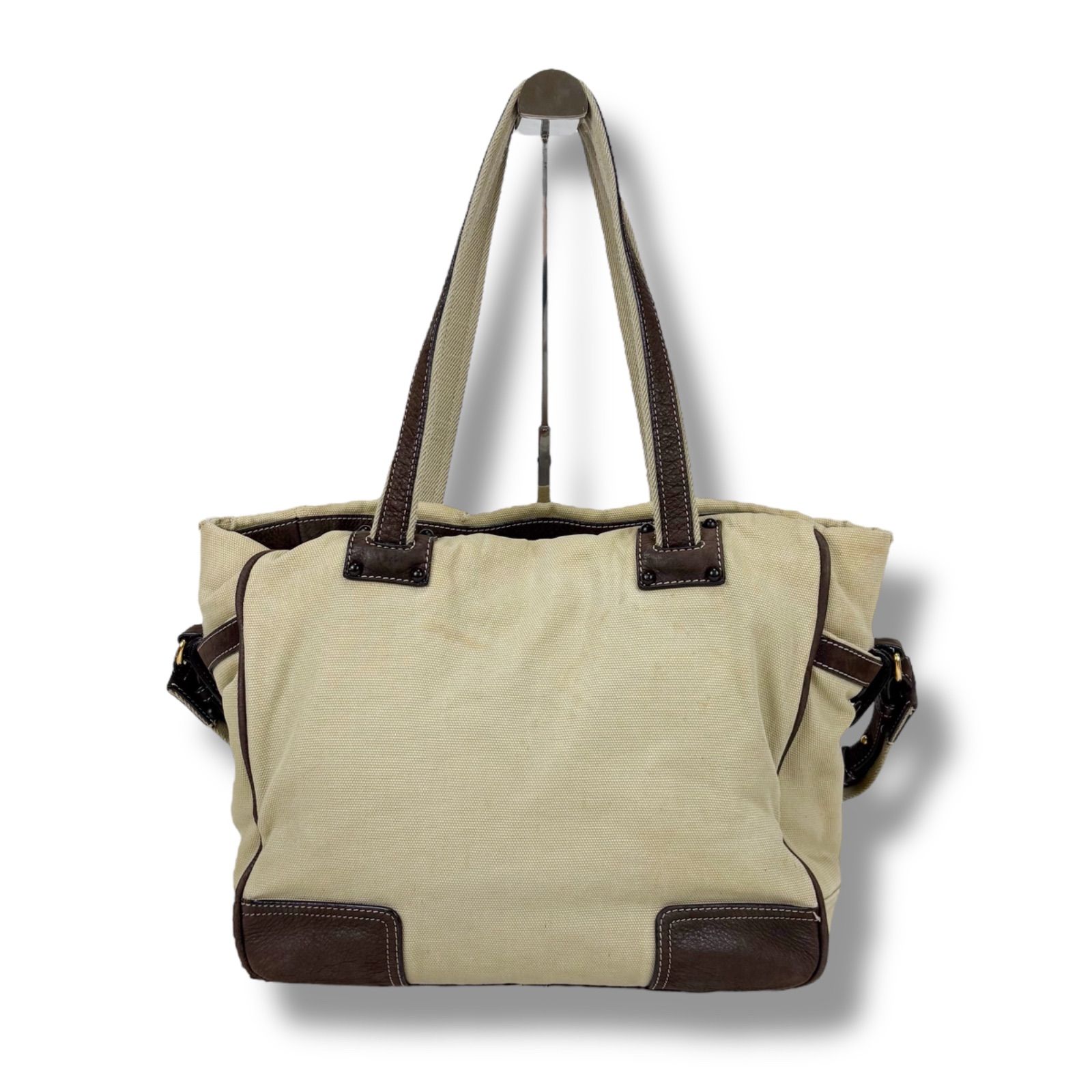 ロエベ LOEWE アナグラムビッグロゴ ボルソ ステッチ トートバッグ 