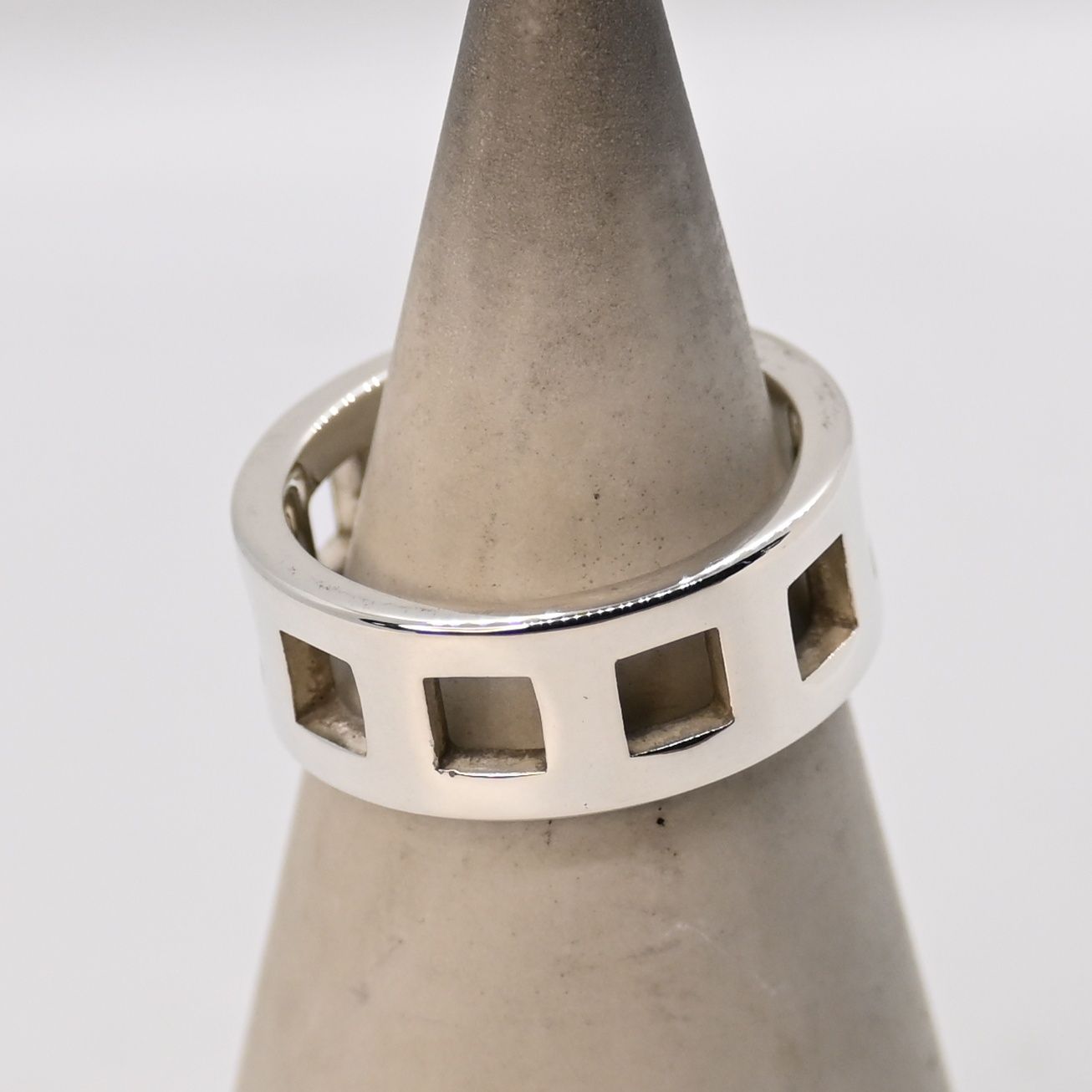 研磨済 GUCCI シルバー リング 9号 Ag925 グッチ 指輪