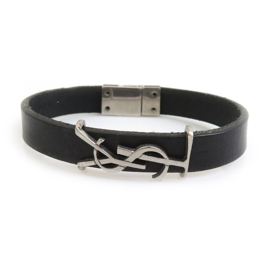 Saint Laurent サンローラン モノグラム ジェムストーン ブレスレット