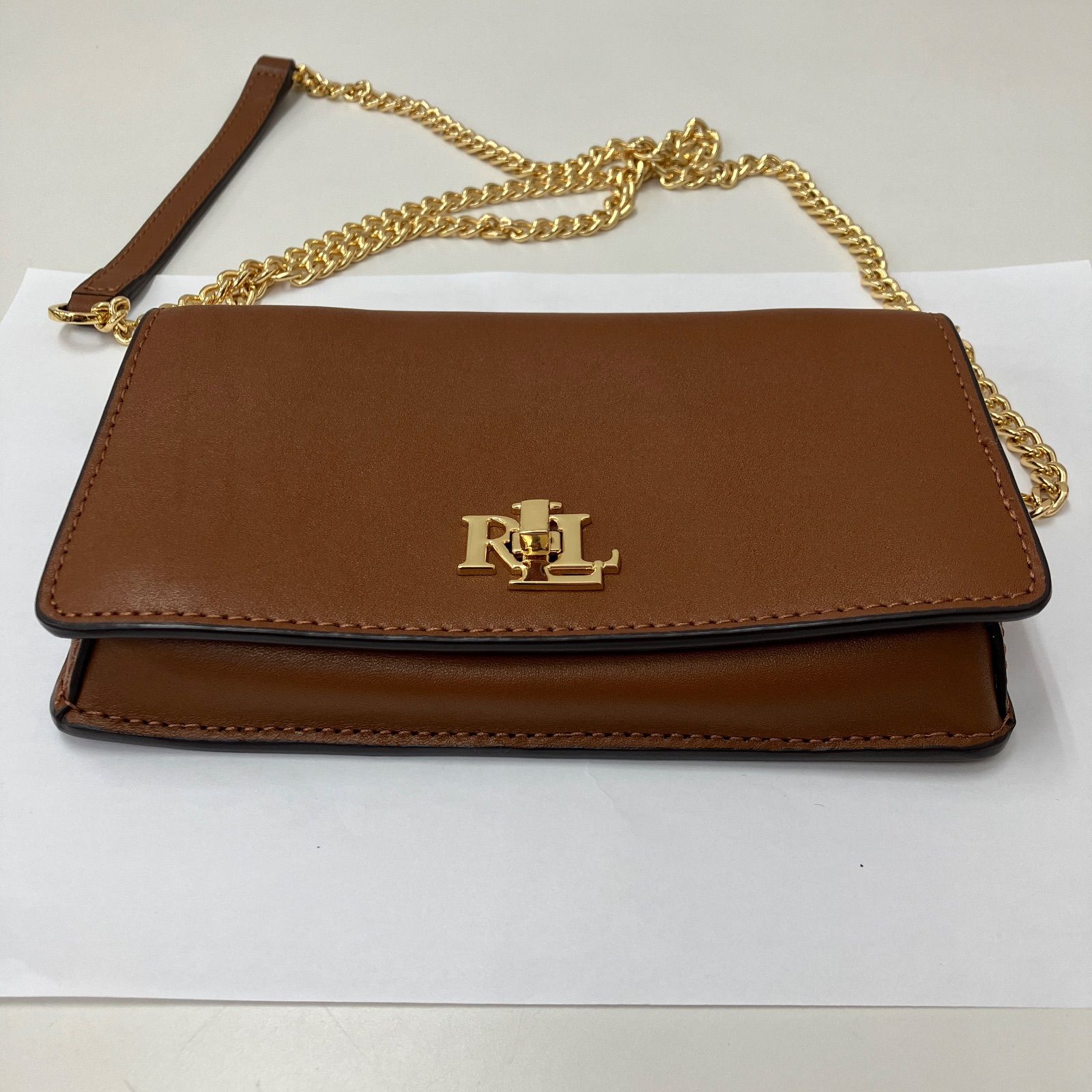 ラルフローレン レザークロスボディ